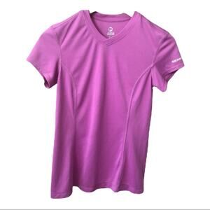 Merrell Select Wick Workout Shirt Small Gym Short Sleeve Purple